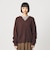 【別注】＜LOGAN knitting mills＞Vネック ニット フーディ