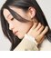 ＜LAPUIS＞Coil チェーン ピアス