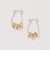 ＜LAPUIS＞Coil チェーン ピアス