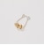 ＜LAPUIS＞Coil チェーン ピアス