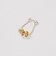＜LAPUIS＞Coil チェーン ピアス
