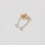 ＜LAPUIS＞Coil チェーン ピアス