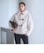 【WEB限定】ボア×フェイクムートン ループボタンジャケット 2WAY