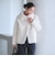 【WEB限定】ボア×フェイクムートン ループボタンジャケット 2WAY