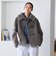 【WEB限定】ボア×フェイクムートン ループボタンジャケット 2WAY