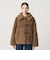 【WEB限定】ボア×フェイクムートン ループボタンジャケット 2WAY