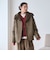 【WEB限定】ボア×フェイクムートン ループボタンジャケット 2WAY