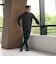 【WEB限定 WARDROBE SMART】スエードライク ジップ ブルゾン