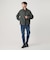 【WEB限定 WARDROBE SMART】スエードライク ジップ ブルゾン