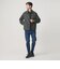 【WEB限定 WARDROBE SMART】スエードライク ジップ ブルゾン