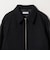 【WEB限定 WARDROBE SMART】ブラックメルトン レザーライク ジップ ブルゾン