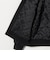 【WEB限定 WARDROBE SMART】ブラックメルトン レザーライク ジップ ブルゾン