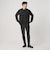 【WEB限定 WARDROBE SMART】ブラックメルトン レザーライク スタジャン