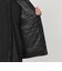 【WEB限定 WARDROBE SMART】ブラックメルトン レザーライク スタジャン