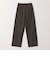 【WEB限定 Wardrobe DAILY MINIMAL】チェック バックゴム ワイドパンツ