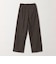 【WEB限定 Wardrobe DAILY MINIMAL】チェック バックゴム ワイドパンツ