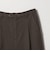 【WEB限定 Wardrobe DAILY MINIMAL】チェック バックゴム ワイドパンツ