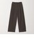 【WEB限定 Wardrobe DAILY MINIMAL】チェック バックゴム ワイドパンツ
