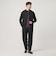 【WEB限定 WARDROBE SMART】マシーンウォッシャブル ウールミックス ポロカラーニット ジャケット