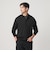 【WEB限定 WARDROBE SMART】マシーンウォッシャブル ウールミックス ポロカラーニット ジャケット