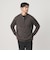 【WEB限定 WARDROBE SMART】マシーンウォッシャブル ウールミックス ポロカラーニット ジャケット