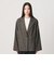 【WEB限定 Wardrobe DAILY MINIMAL】テーラード チェック ジャケット