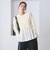 【WEB限定 Wardrobe DAILY MINIMAL】レイヤードフレアニットプルオーバー ウォッシャブル