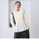 【WEB限定 Wardrobe DAILY MINIMAL】レイヤードフレアニットプルオーバー ウォッシャブル