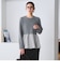 【WEB限定 Wardrobe DAILY MINIMAL】レイヤードフレアニットプルオーバー ウォッシャブル