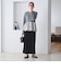 【WEB限定 Wardrobe DAILY MINIMAL】レイヤードフレアニットプルオーバー ウォッシャブル