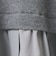 【WEB限定 Wardrobe DAILY MINIMAL】レイヤードフレアニットプルオーバー ウォッシャブル