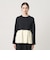 【WEB限定 Wardrobe DAILY MINIMAL】レイヤードフレアニットプルオーバー ウォッシャブル