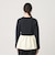 【WEB限定 Wardrobe DAILY MINIMAL】レイヤードフレアニットプルオーバー ウォッシャブル