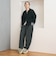 【WEB限定 Wardrobe DAILY MINIMAL】バイカラー ジップ カーディガン