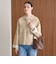 【WEB限定 Wardrobe DAILY MINIMAL】バイカラー ジップ カーディガン