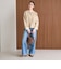 【WEB限定 Wardrobe DAILY MINIMAL】バイカラー ジップ カーディガン