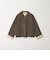 【WEB限定 Wardrobe DAILY MINIMAL】バイカラー ジップ カーディガン