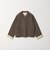 【WEB限定 Wardrobe DAILY MINIMAL】バイカラー ジップ カーディガン