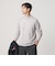 【WEB限定 WARDROBE SMART】マシーンウォッシャブル ウールミックス ジャケット クルーネック ニット