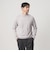 【WEB限定 WARDROBE SMART】マシーンウォッシャブル ウールミックス ジャケット クルーネック ニット