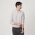 【WEB限定 WARDROBE SMART】マシーンウォッシャブル ウールミックス ジャケット クルーネック ニット
