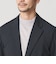 【WEB限定 WARDROBE SMART】マシーンウォッシャブル ウールミックス ジャケット クルーネック ニット
