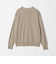 ウールカシミヤ天竺 クルーネック ニットプルオーバー ウォッシャブル
