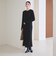【WEB限定 Wardrobe DAILY MINIMAL】リブニット フレアワンピース