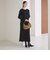 【WEB限定 Wardrobe DAILY MINIMAL】リブニット フレアワンピース