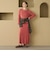 【WEB限定 Wardrobe DAILY MINIMAL】リブニット フレアワンピース