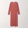 【WEB限定 Wardrobe DAILY MINIMAL】リブニット フレアワンピース