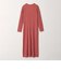 【WEB限定 Wardrobe DAILY MINIMAL】リブニット フレアワンピース