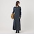 【WEB限定 Wardrobe DAILY MINIMAL】リブニット フレアワンピース
