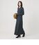 【WEB限定 Wardrobe DAILY MINIMAL】リブニット フレアワンピース